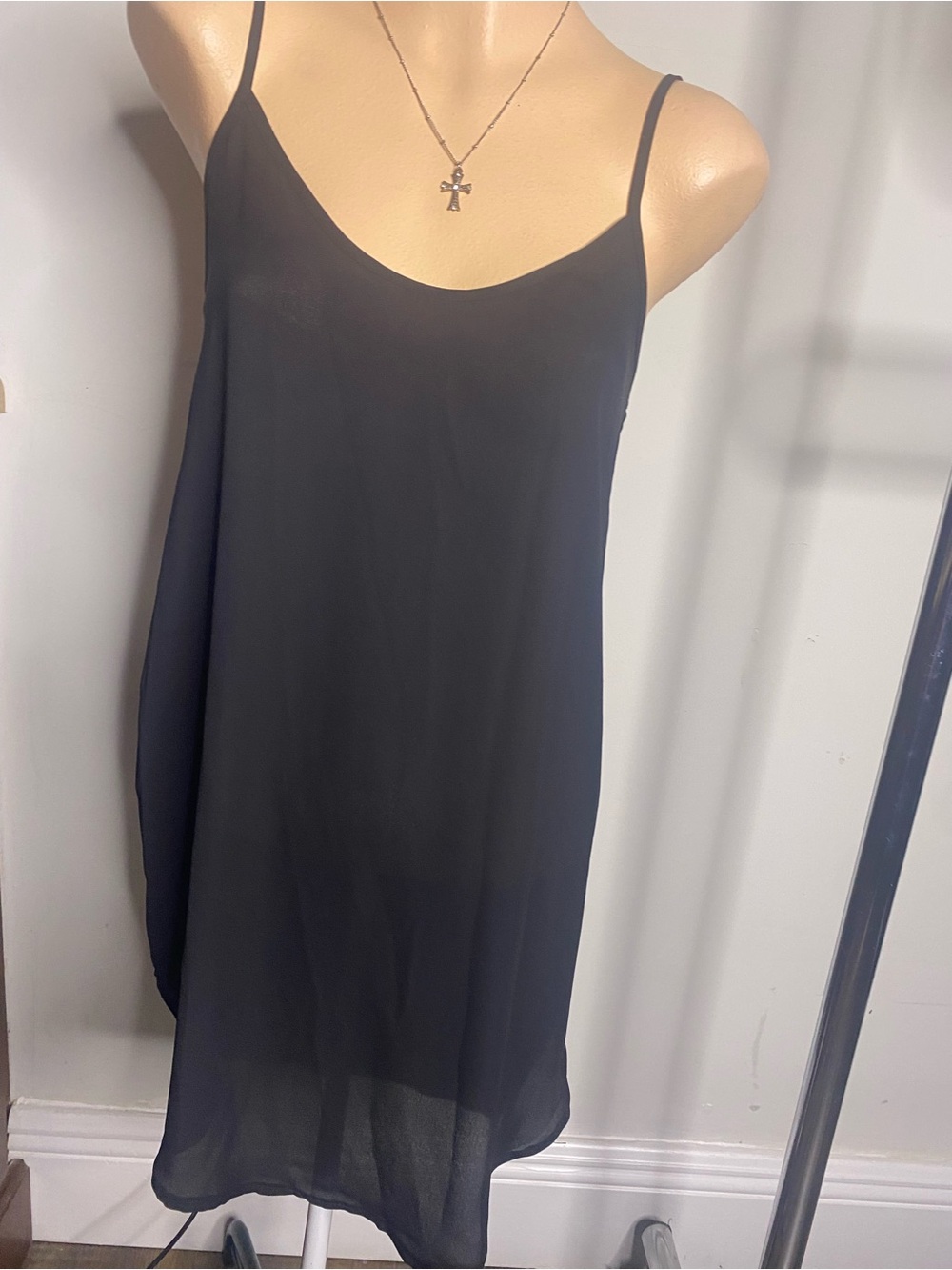Made in USA Krisa Black Cami Dress